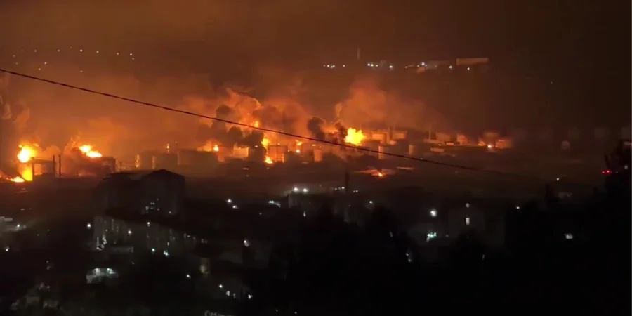 Report: Ukrainian Drone Strike Sparks Major Fire at Tuapse Oil Refinery in Russia’s Krasnodar Krai