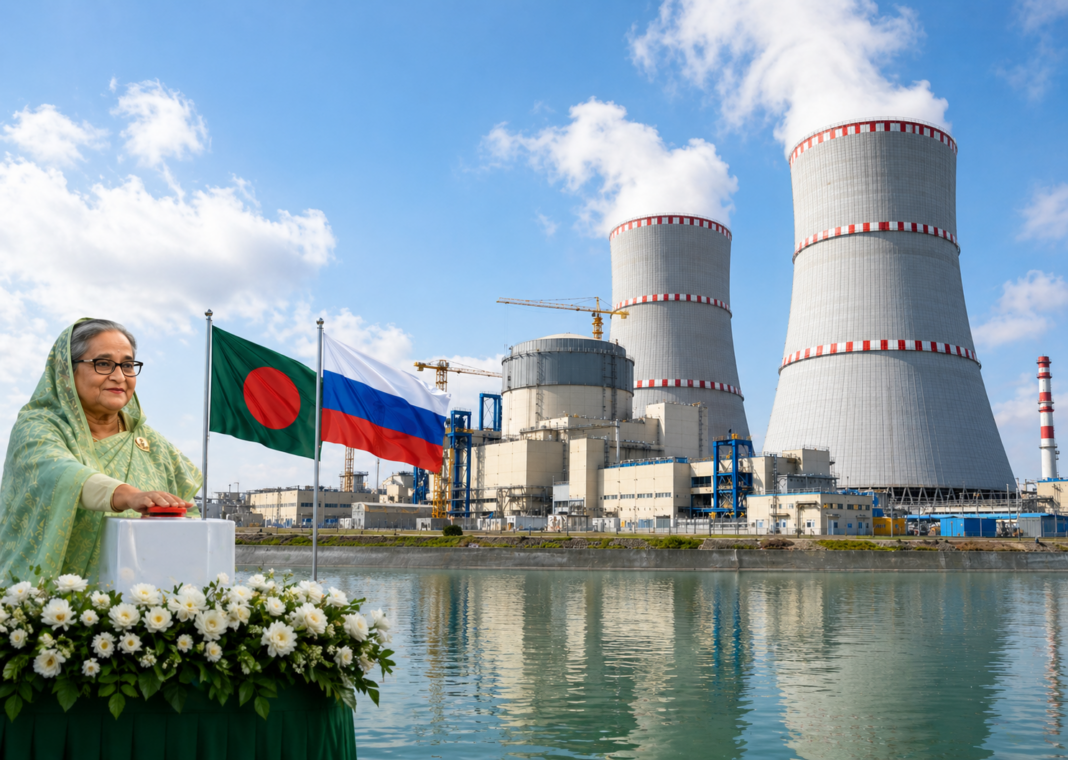Bangladesh Launches First Unit of Rooppur Nuclear Power Plant, Marking Entry into Nuclear Energy Era