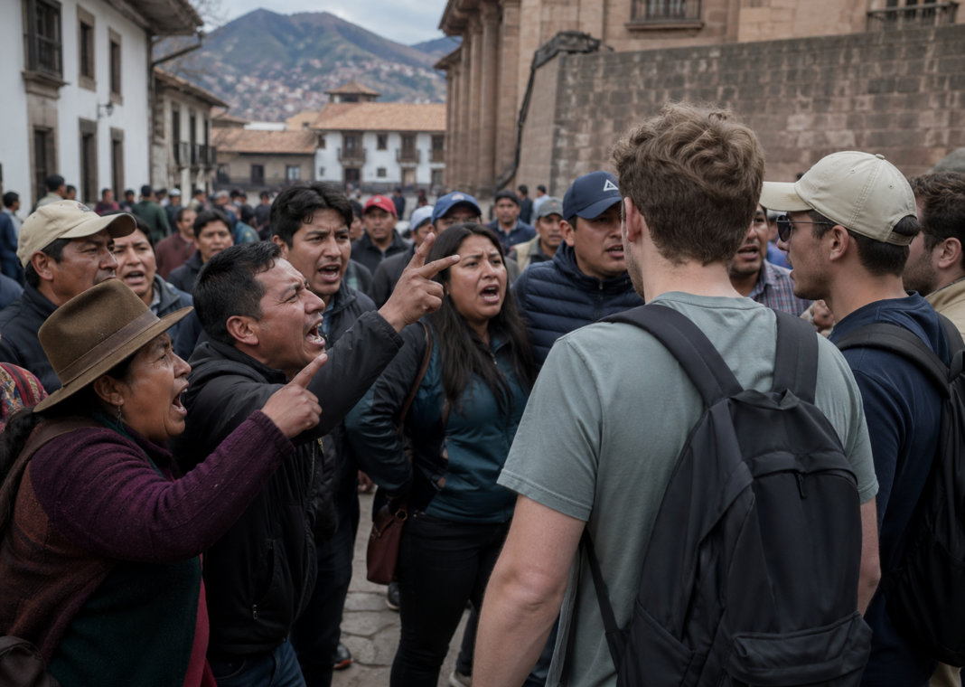 Alleged Confrontation Between Locals and Israeli Tourists in Cusco, Peru