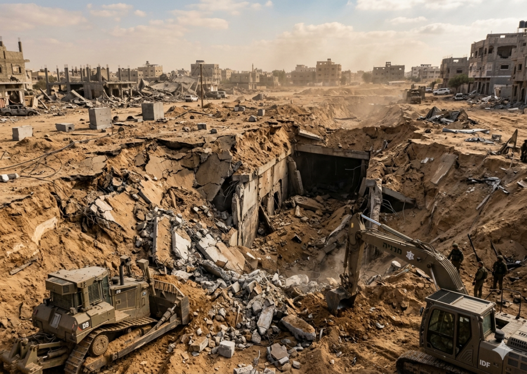 Israel Reports Destruction of Extensive Underground Tunnel Network in Northern Gaza Israel Reports Destruction of Extensive Underground Tunnel Network in Northern Gaza