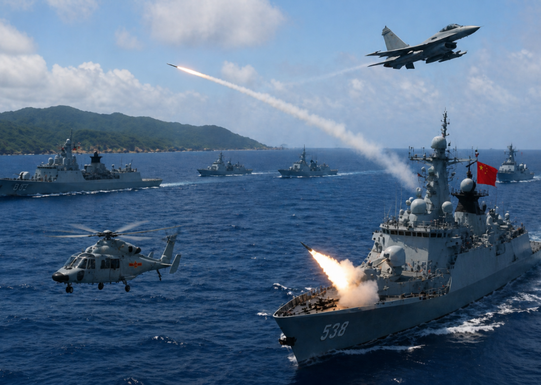Chinese Navy Conducts Live-Fire Drills East of Luzon Island Amid Rising Regional Tensions