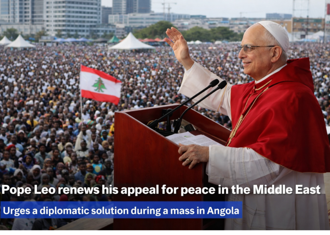 Pope Leo XIV’s Renewed Call for Peace in the Middle East