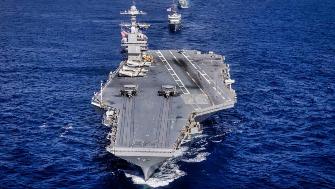 USS Gerald R. Ford Home After 324-Day Record Deployment USS Gerald R. Ford Home After 324-Day Record Deployment