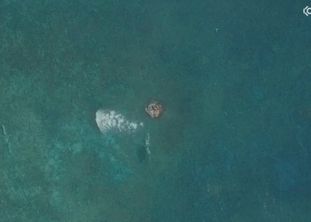 Philippines Demands China Remove Scarborough Shoal Structure Philippines Demands China Remove Scarborough Shoal Structure