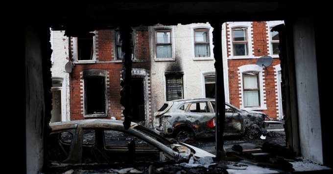 image (1) Belfast riots, Northern Ireland unrest, Sudanese man charged stabbings